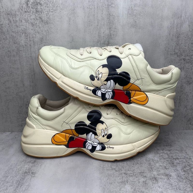 Gucci Gucci Disney Rhyton Vintage Low-Top Sneakers 0079 Size US 8 / EU 41 - 2 Thumbnail