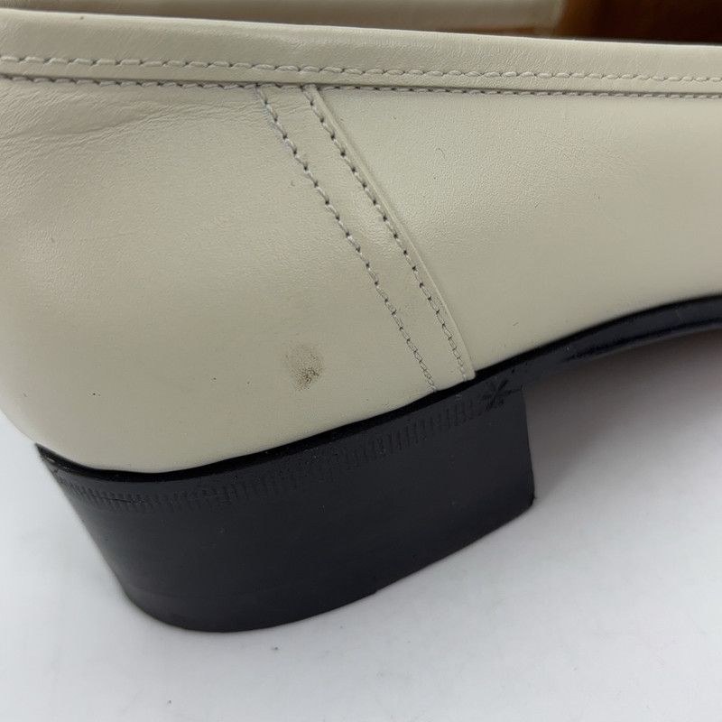 Gucci Gucci Interlocking G Horsebit Loafers in Ivory 0079 Size US 5.5 / EU 38 - 11 Thumbnail