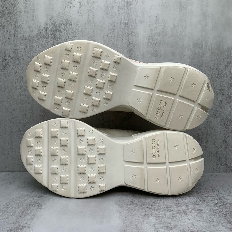 Gucci Gucci Rhyton Classic Dad Sneakers in Ivory White 0079 Size US 10.5 / EU 43-44 - 7 Thumbnail