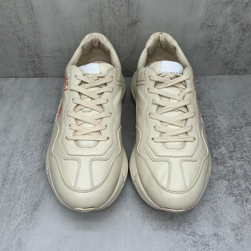 Gucci Gucci Rhyton Classic Dad Sneakers in Ivory White 0079 Size US 10.5 / EU 43-44 - 4 Thumbnail