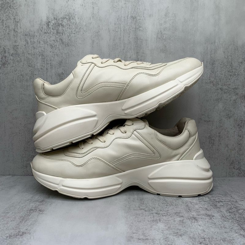 Gucci Gucci Rhyton Classic Dad Sneakers in Ivory White 0079 Size US 10.5 / EU 43-44 - 3 Thumbnail