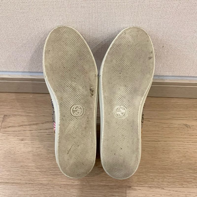 Gucci Gucci Tiger Print High-Top Sneakers 0079 Size US 5.5 / EU 38 - 6 Thumbnail