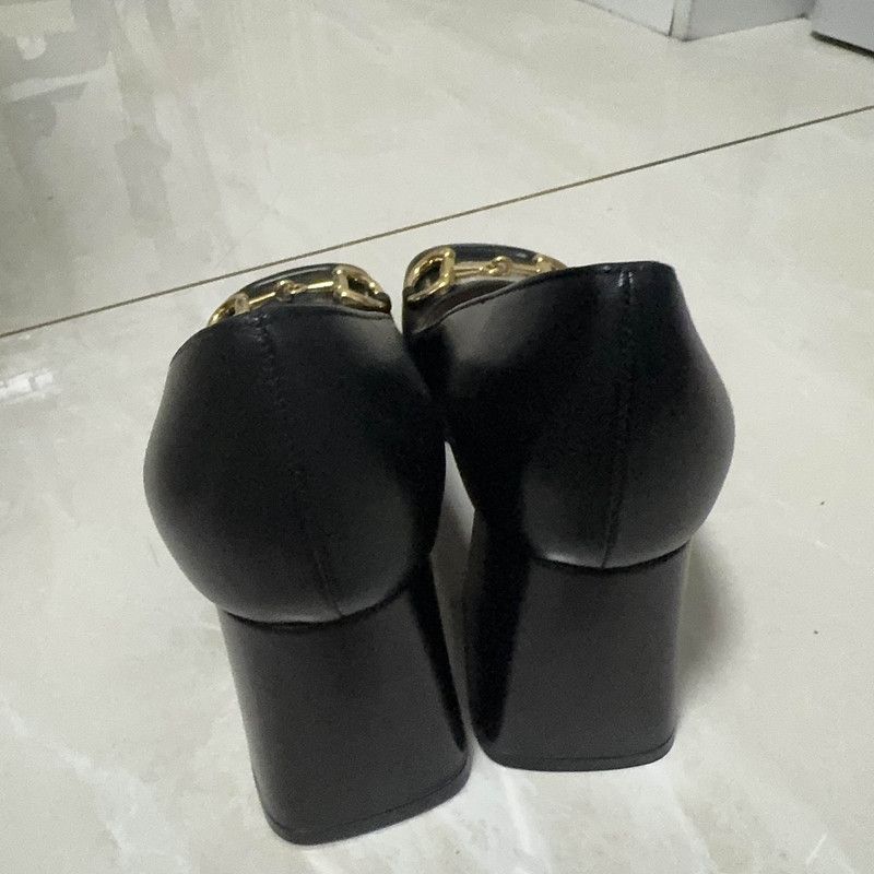Gucci Gucci Black Leather Horsebit High Heels 0079 Size US 8.5 / EU 41-42 - 3 Thumbnail