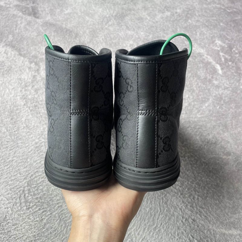 Gucci Gucci Vintage GG Canvas High-Top Sneakers 0079 Size US 7.5 / EU 40-41 - 3 Thumbnail