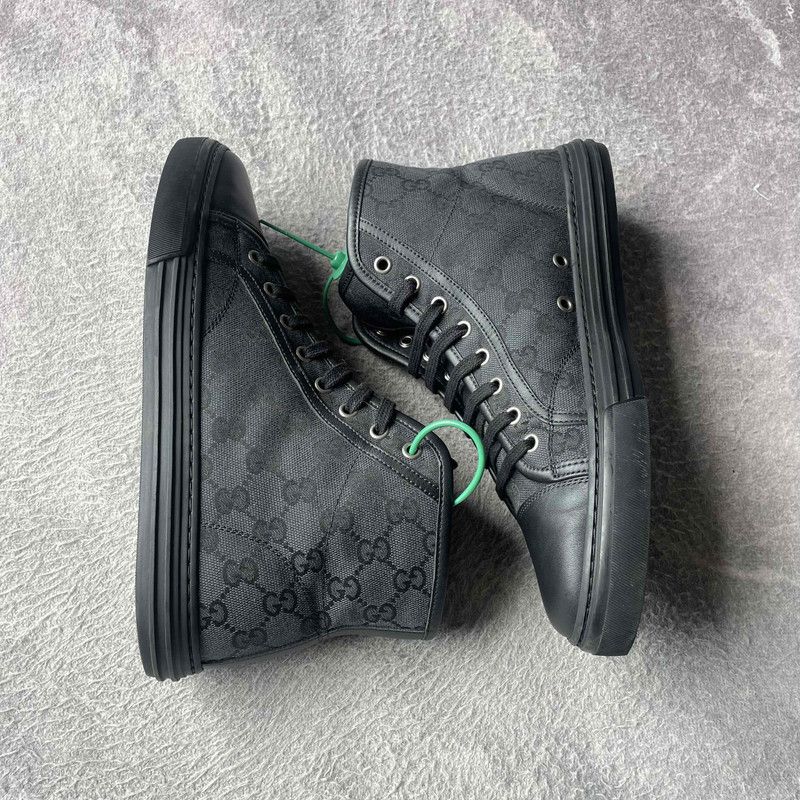 Gucci Gucci Vintage GG Canvas High-Top Sneakers 0079 Size US 7.5 / EU 40-41 - 7 Thumbnail