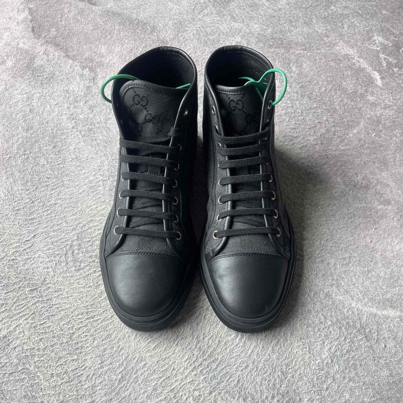 Gucci Gucci Vintage GG Canvas High-Top Sneakers 0079 Size US 7.5 / EU 40-41 - 2 Thumbnail