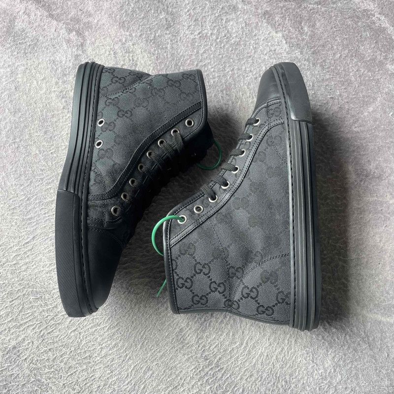 Gucci Gucci Vintage GG Canvas High-Top Sneakers 0079 Size US 7.5 / EU 40-41 - 8 Thumbnail