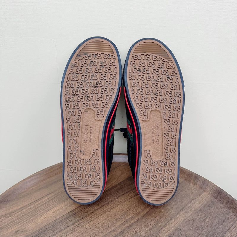 Gucci Gucci Tennis 1977 Two G Logo Fashion Sneakers 0079 Size US 10.5 / EU 43-44 - 4 Thumbnail