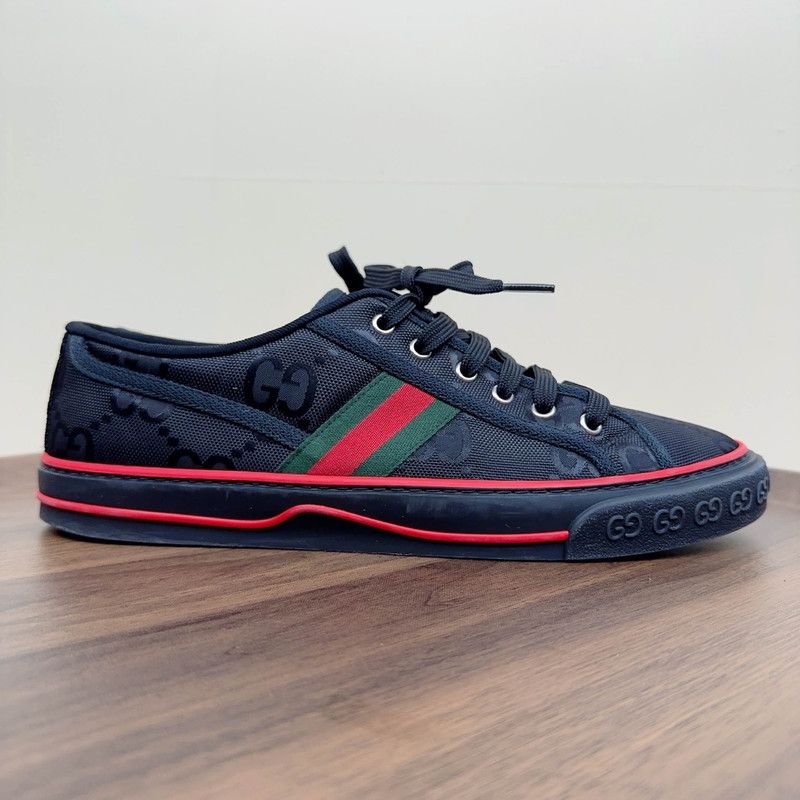 Gucci Gucci Tennis 1977 Two G Logo Fashion Sneakers 0079 Size US 10.5 / EU 43-44 - 6 Thumbnail