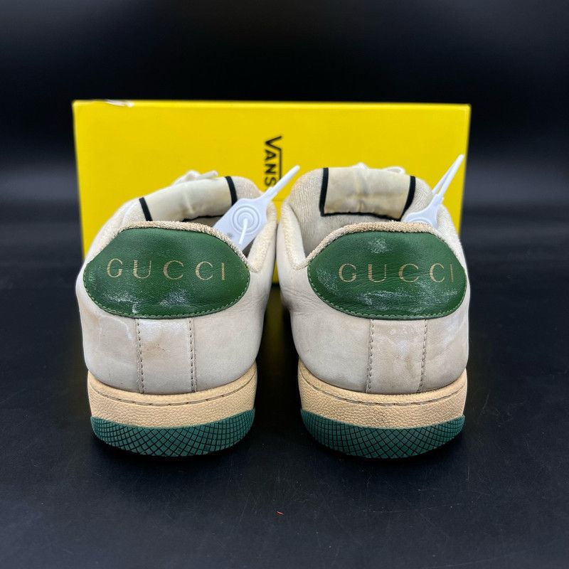 Gucci GUCCI Screener Dirty Sneakers in Gray Green 0079 Size US 8.5 / EU 41-42 - 3 Thumbnail