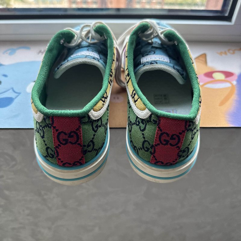 Gucci Gucci Tennis 1977 Multicolor Stylish Lace-Up Sneakers 0079 Size US 9.5 / EU 42-43 - 3 Thumbnail