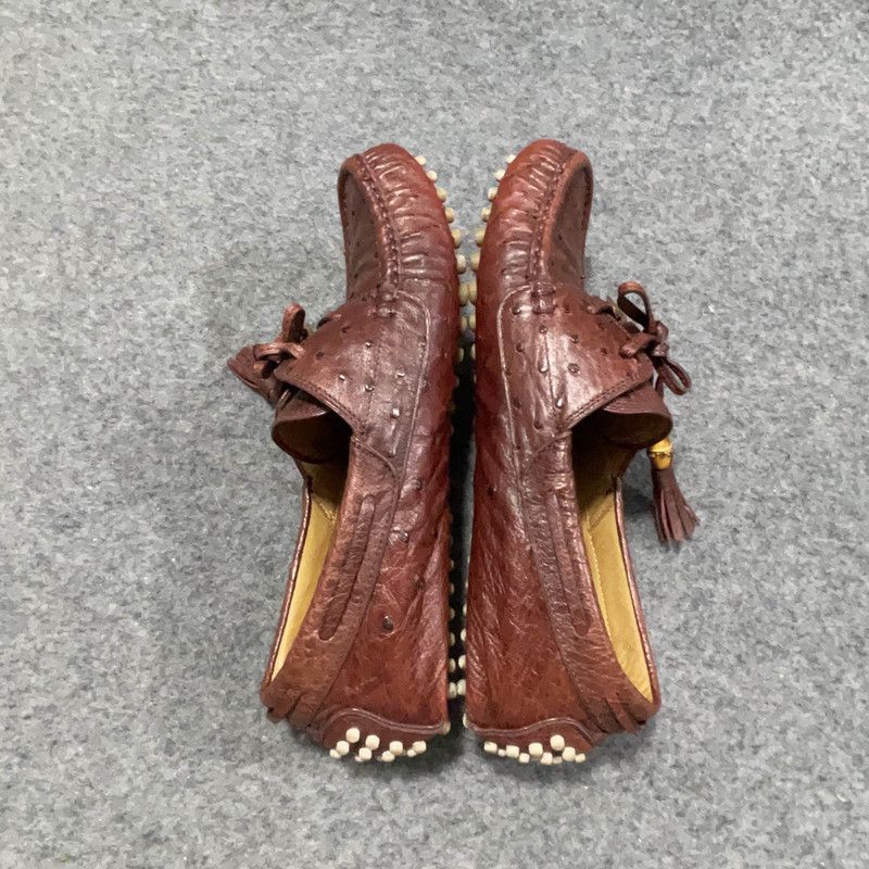 Gucci Gucci Brown Men's Loafers 0079 Size US 7.5 / EU 40-41 - 10 Thumbnail