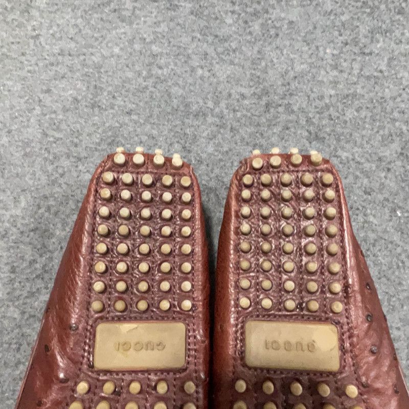 Gucci Gucci Brown Men's Loafers 0079 Size US 7.5 / EU 40-41 - 6 Thumbnail