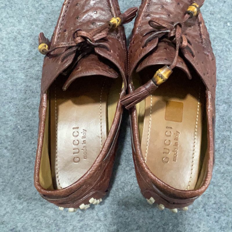 Gucci Gucci Brown Men's Loafers 0079 Size US 7.5 / EU 40-41 - 9 Thumbnail