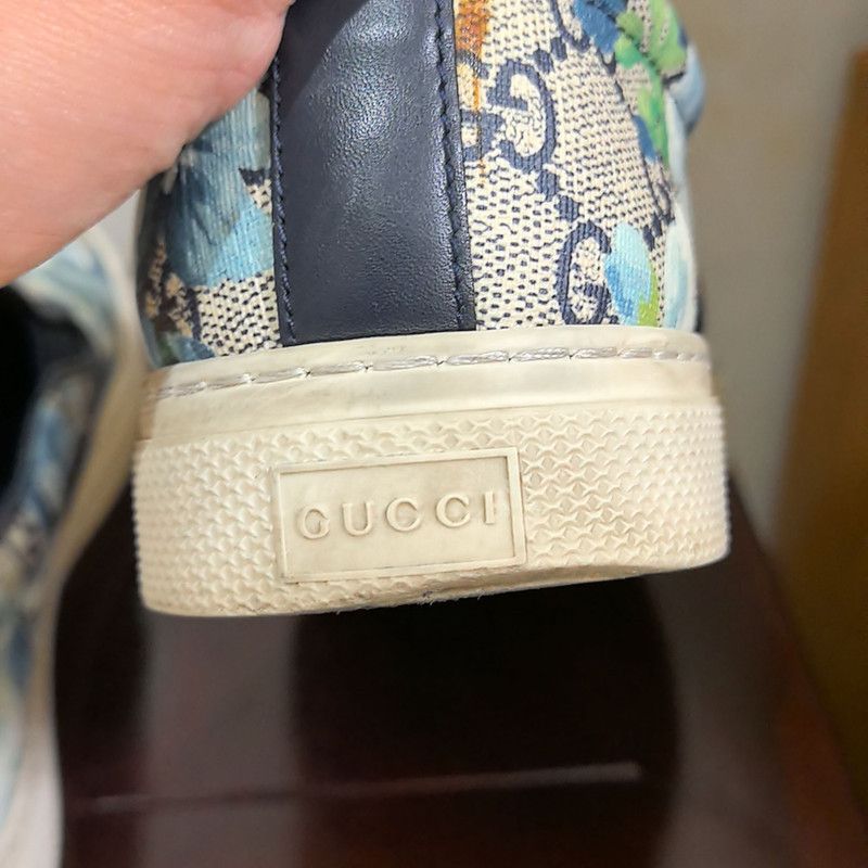 Gucci Gucci Floral Print Low-Top Slip-On Sneakers 0079 Size US 8.5 / EU 41-42 - 8 Thumbnail