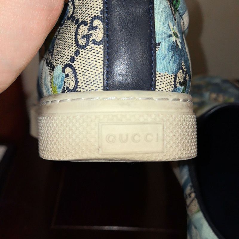 Gucci Gucci Floral Print Low-Top Slip-On Sneakers 0079 Size US 8.5 / EU 41-42 - 7 Thumbnail