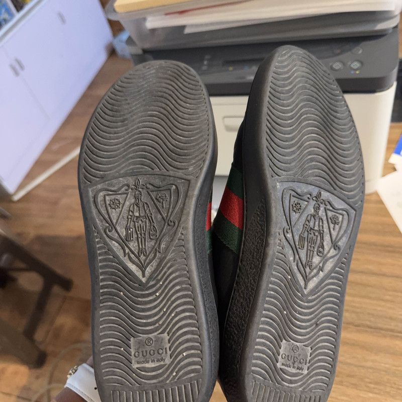 Gucci Gucci Ace Round Toe Lace-Up Fashion Sneakers 0079 Size US 8 / EU 41 - 4 Thumbnail