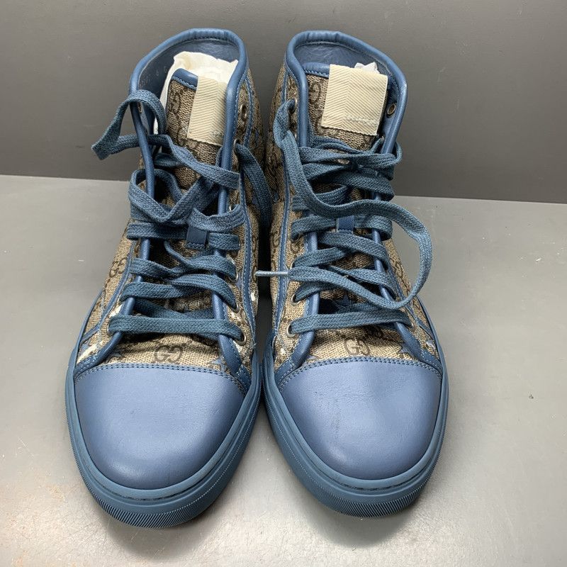 Gucci Gucci High-Top Star Print Sneakers for Men 0079 Size US 7.5 / EU 40-41 - 2 Thumbnail