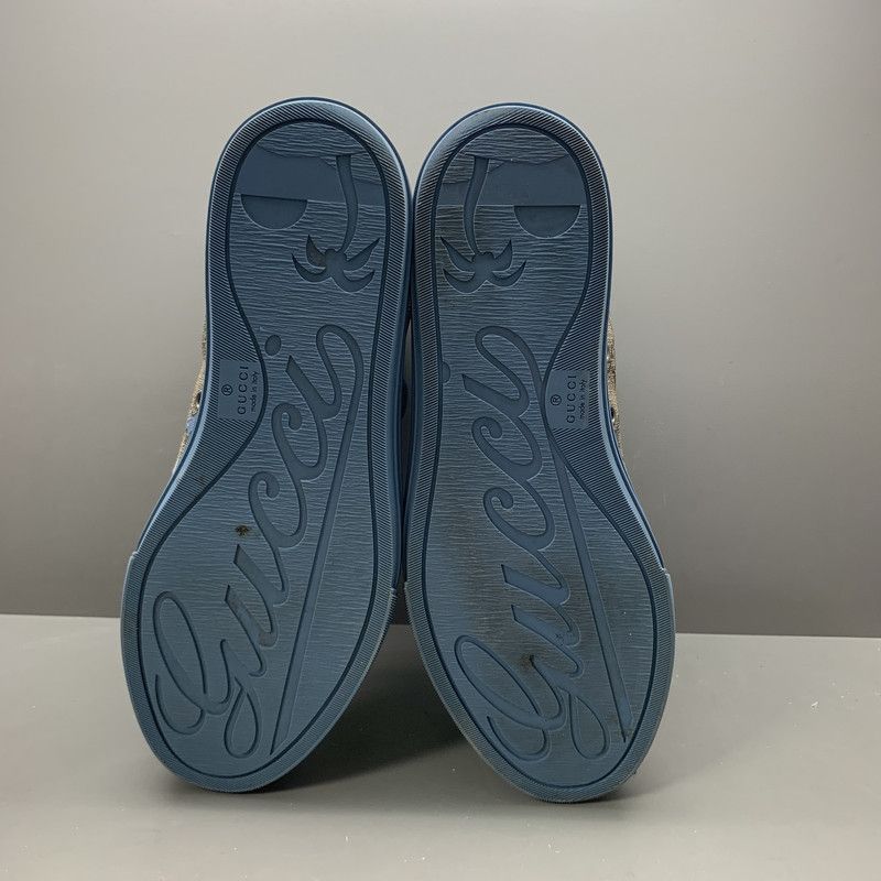 Gucci Gucci High-Top Star Print Sneakers for Men 0079 Size US 7.5 / EU 40-41 - 4 Thumbnail