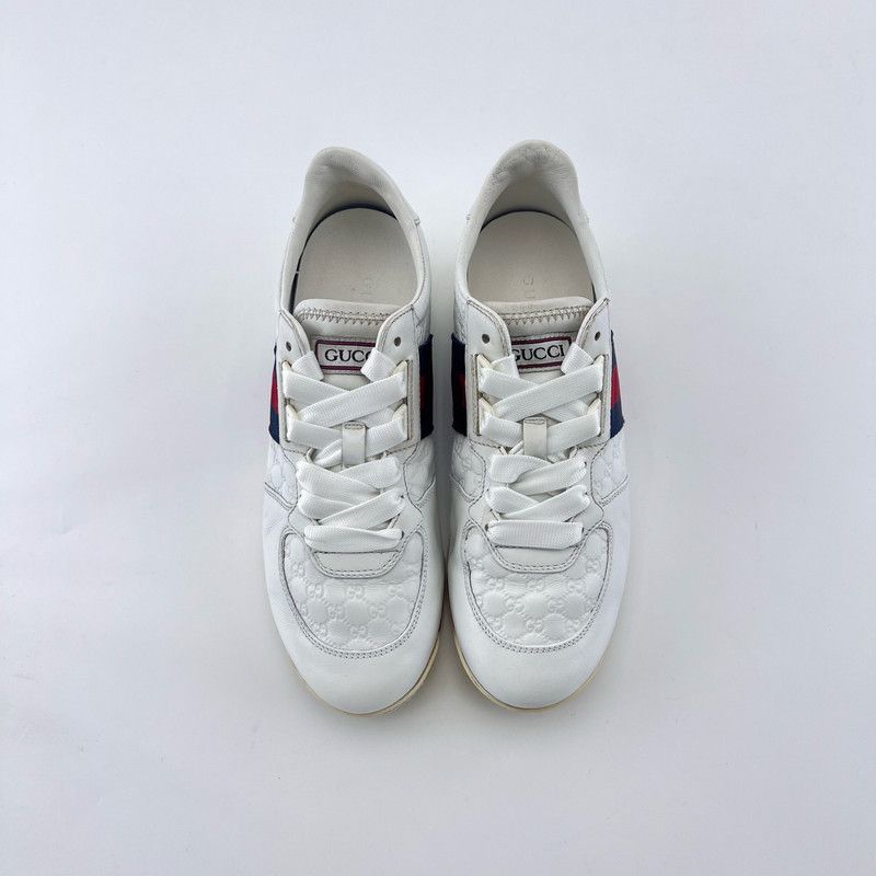 Gucci Gucci Screener Leather Casual Sneakers for Men 0079 Size US 5.5 / EU 38 - 2 Thumbnail
