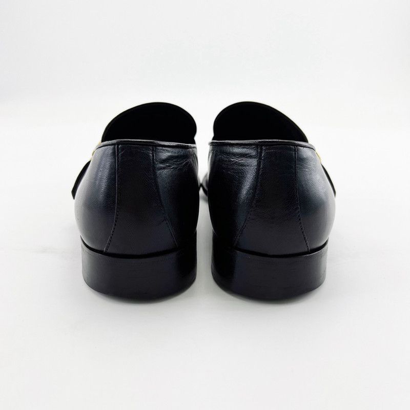 Gucci Gucci Black Horsebit Casual Leather Loafers 0079 Size US 8 / EU 41 - 3 Thumbnail