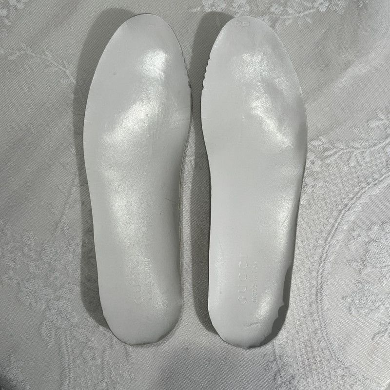 Gucci Gucci White Leather Low-Top Sports Sneakers 0079 Size US 9.5 / EU 42-43 - 9 Thumbnail