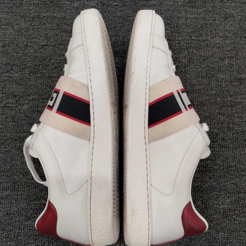 Gucci Gucci Ace Low-Top Fashion Sneakers for Men 0079 Size US 9 / EU 42 - 2 Thumbnail
