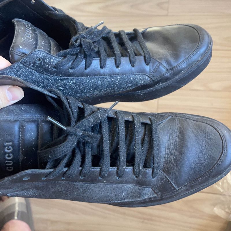 Gucci Gucci High-Top Sneakers in Black 0079 Size US 9.5 / EU 42-43 - 6 Thumbnail