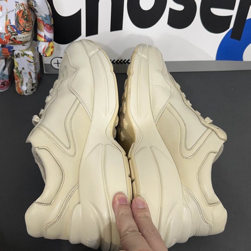 Gucci Gucci Rhyton Logo Low-Top Dad Shoes 0079 Size US 8.5 / EU 41-42 - 7 Thumbnail