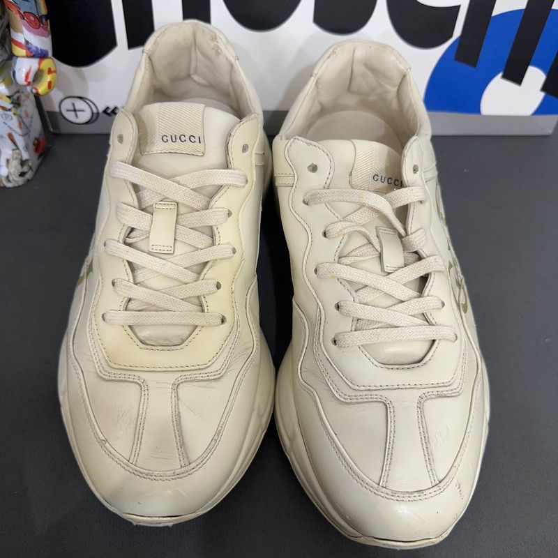 Gucci Gucci Rhyton Logo Low-Top Dad Shoes 0079 Size US 8.5 / EU 41-42 - 2 Thumbnail