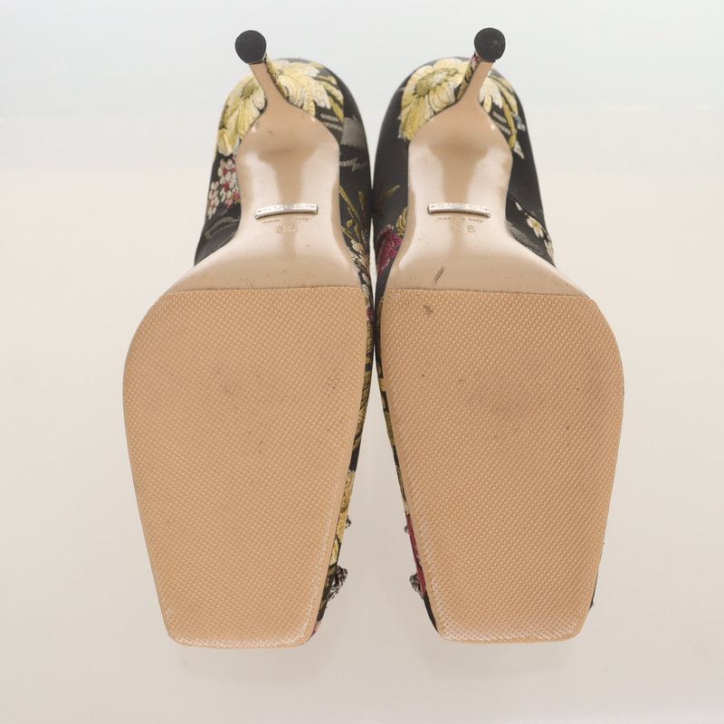 Gucci Gucci Floral Embellished High Heels 0079 Size US 6.5 / EU 39-40 - 6 Thumbnail