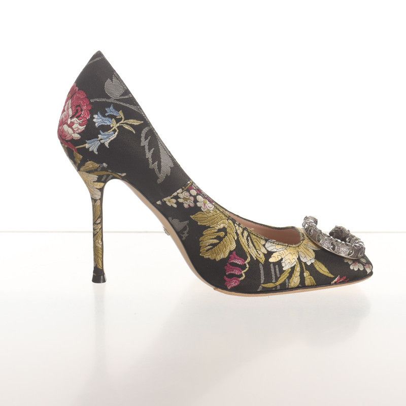 Gucci Gucci Floral Embellished High Heels 0079 Size US 6.5 / EU 39-40 - 3 Thumbnail
