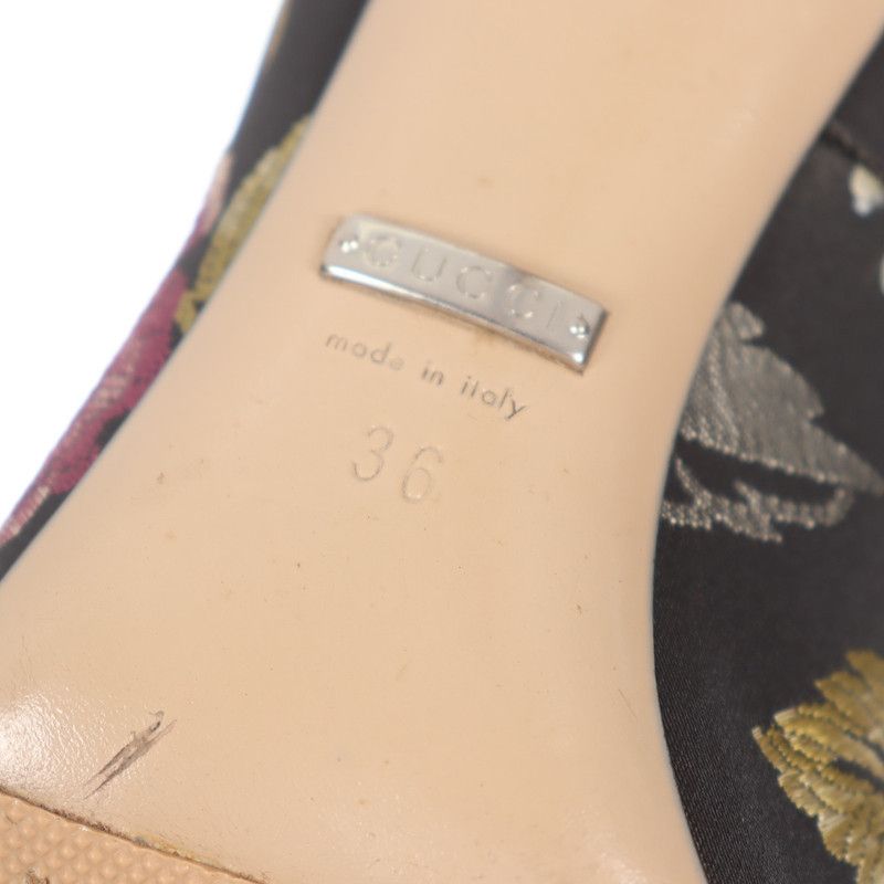 Gucci Gucci Floral Embellished High Heels 0079 Size US 6.5 / EU 39-40 - 8 Thumbnail