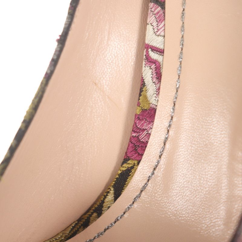 Gucci Gucci Floral Embellished High Heels 0079 Size US 6.5 / EU 39-40 - 10 Thumbnail