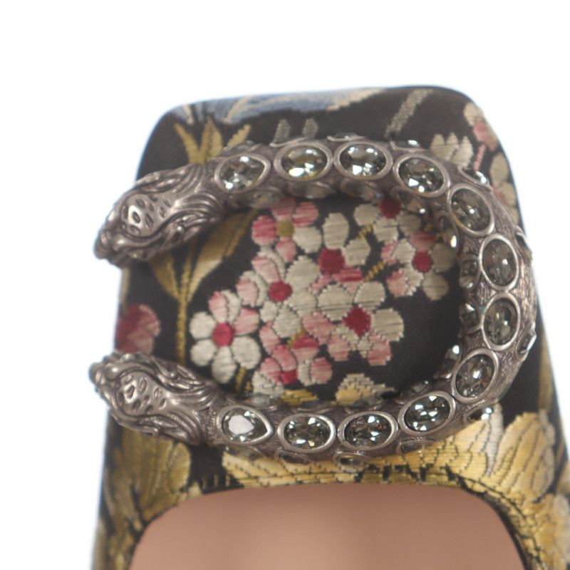 Gucci Gucci Floral Embellished High Heels 0079 Size US 6.5 / EU 39-40 - 12 Thumbnail