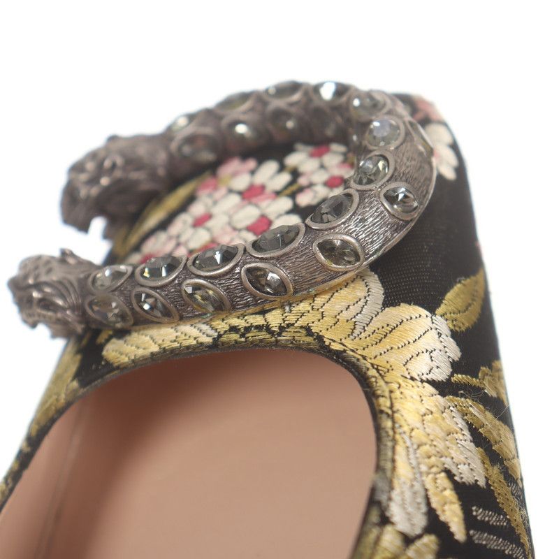 Gucci Gucci Floral Embellished High Heels 0079 Size US 6.5 / EU 39-40 - 13 Thumbnail
