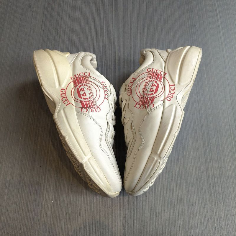 Gucci Gucci Rhyton Classic Low-Top Dad Sneakers 0079 Size US 8.5 / EU 41-42 - 12 Thumbnail