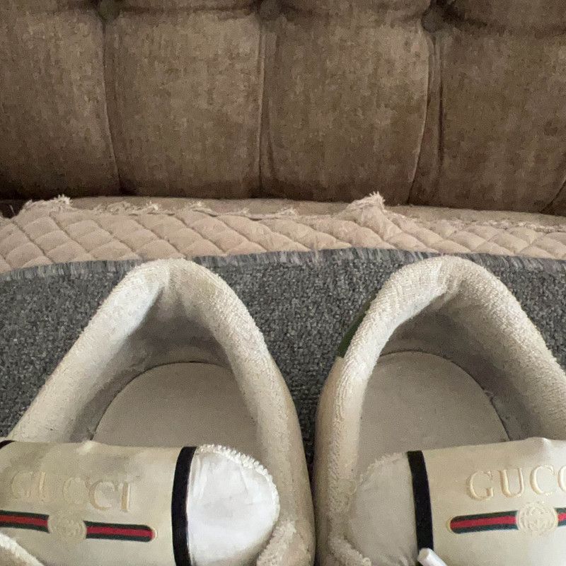 Gucci Gucci Screener Dirty Sneakers in Grey Green 0079 Size US 9.5 / EU 42-43 - 7 Thumbnail