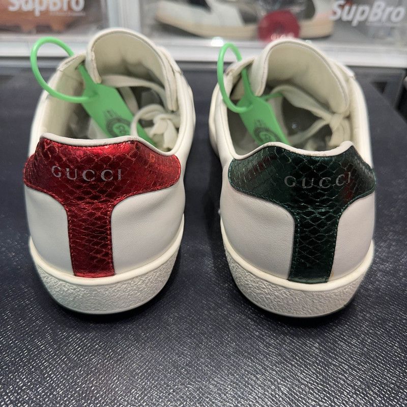 Gucci Gucci Ace Leather Fashion Sneakers for Men 0079 Size US 9 / EU 42 - 3 Thumbnail