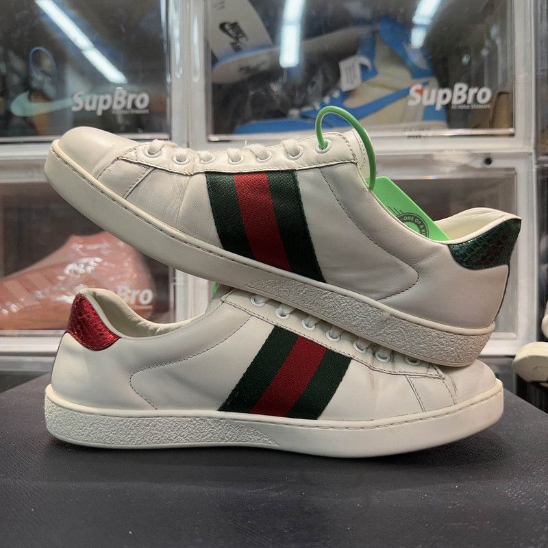 Gucci Gucci Ace Leather Fashion Sneakers for Men 0079 Size US 9 / EU 42 - 7 Thumbnail