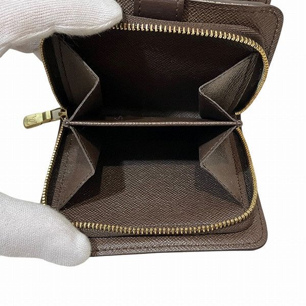 Louis Vuitton Louis Vuitton Louis Vuitton Compact Zip Damier Wallet Canvas Short Wallet N61668 DUTY FREE for USA Size ONE SIZE - 5 Thumbnail
