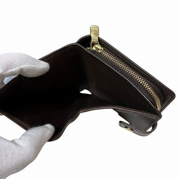 Louis Vuitton Louis Vuitton Louis Vuitton Compact Zip Damier Wallet Canvas Short Wallet N61668 DUTY FREE for USA Size ONE SIZE - 7 Thumbnail