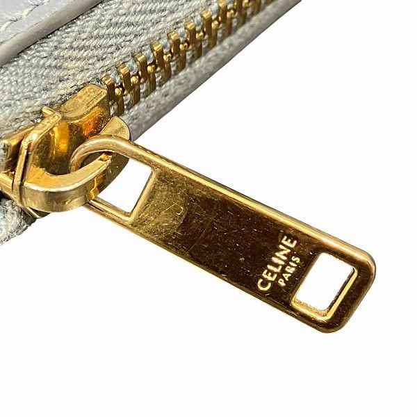 Celine Celine Celine Small Zip Wallet Essential Leather Wallet Leather Short Wallet 10L20 DUTY FREE for USA Size ONE SIZE - 8 Thumbnail