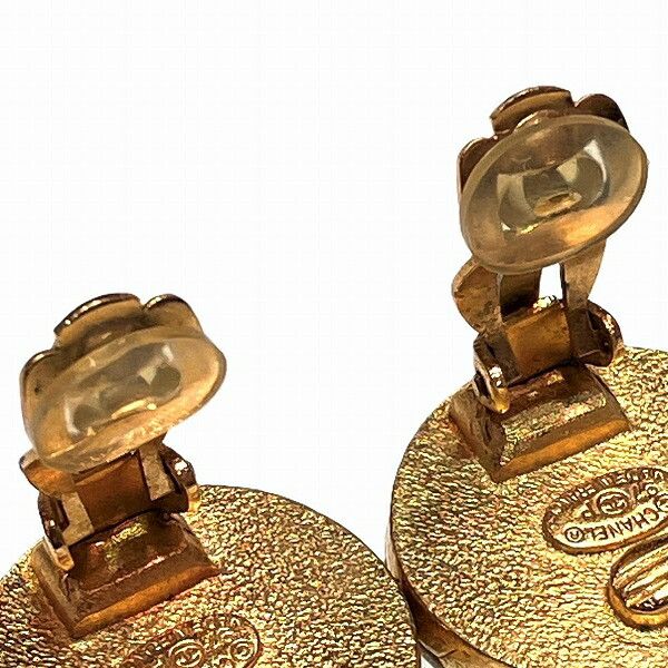 Chanel Chanel Chanel Coco Button Earrings Metal Earrings Size ONE SIZE - 5 Thumbnail