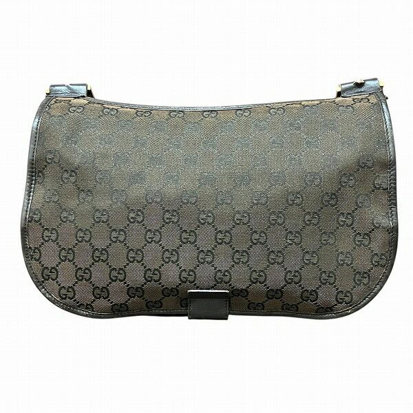 Gucci Gucci Gucci GG Canvas Leather Shoulder Bag Canvas Shoulder Bag 90665 DUTY FREE for USA Size ONE SIZE - 2 Thumbnail