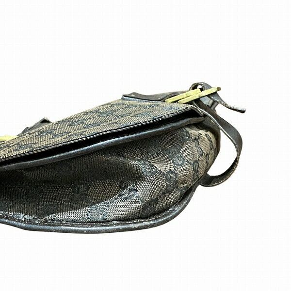 Gucci Gucci Gucci GG Canvas Leather Shoulder Bag Canvas Shoulder Bag 90665 DUTY FREE for USA Size ONE SIZE - 6 Thumbnail