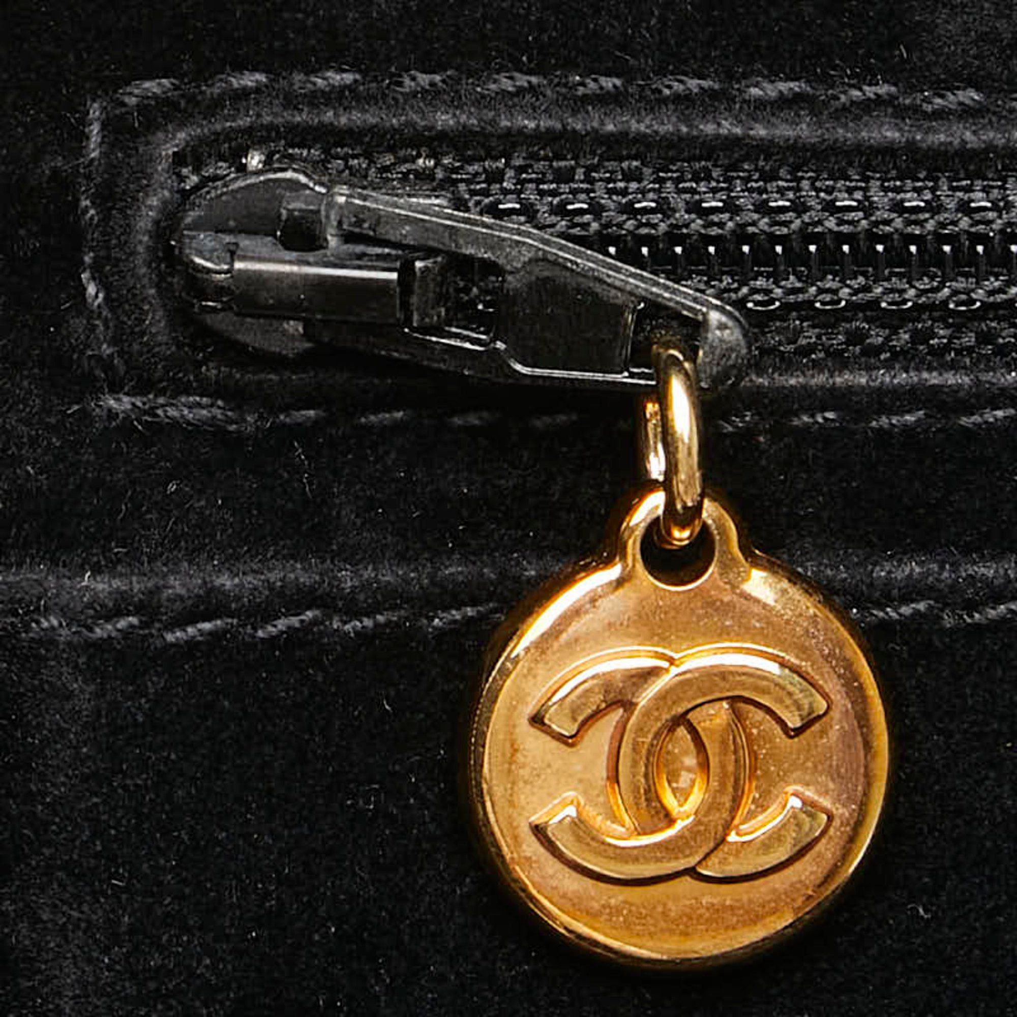 Chanel Chanel Coco Mark Vanity Bag Shoulder 2-Way Indigo Blue Denim Women's CHANEL Size ONE SIZE - 7 Thumbnail