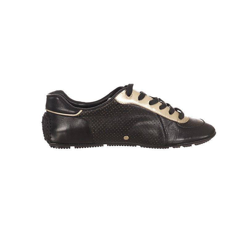 Gucci Gucci Leather Casual Sneakers in Black 0079 Size US 7.5 / EU 40-41 - 5 Thumbnail