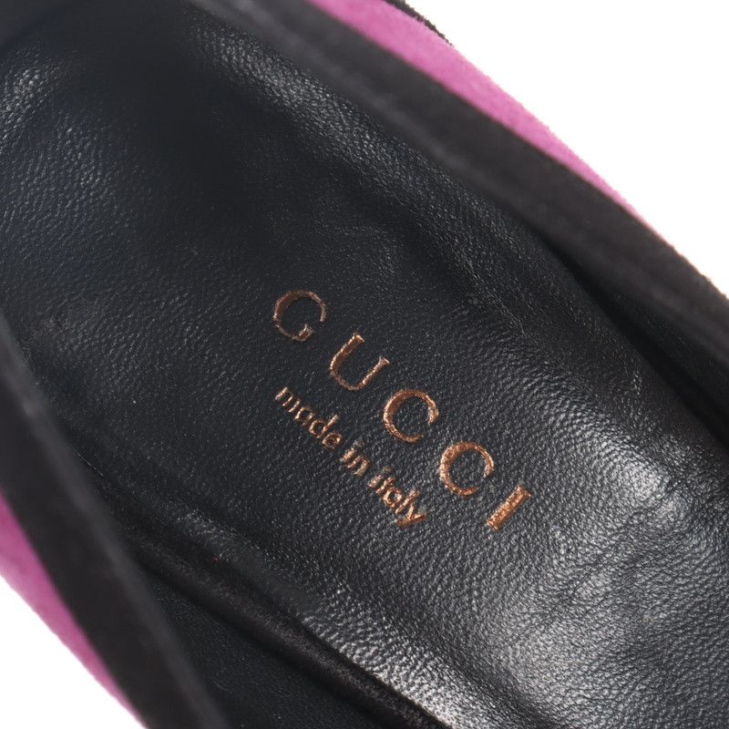 Gucci Gucci Pink Suede Pointed Toe High Heels 0079 Size US 5.5 / EU 38 - 8 Thumbnail