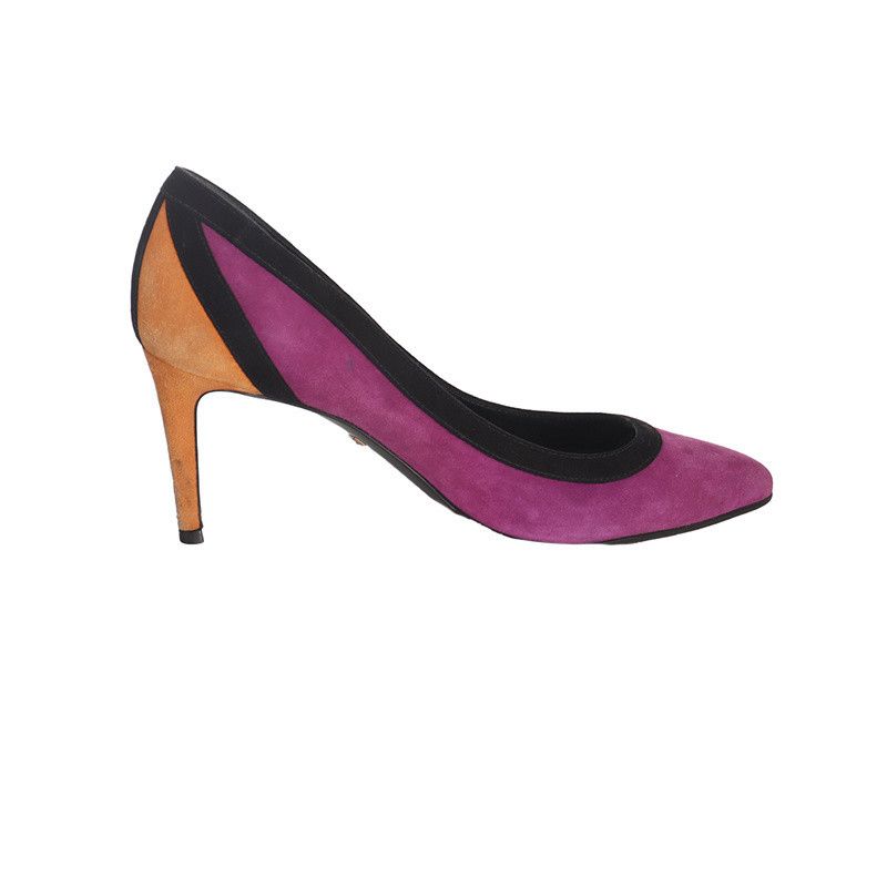 Gucci Gucci Pink Suede Pointed Toe High Heels 0079 Size US 5.5 / EU 38 - 5 Thumbnail